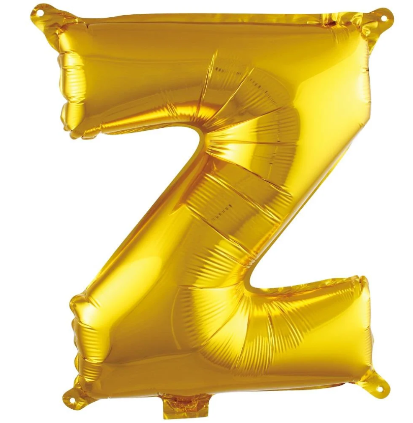 Folyo Balon Gold Z 16 İnç 36 Cm